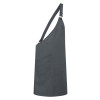 Asymmetrical Bib Apron with Pocket