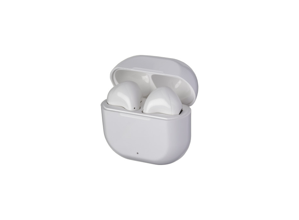 Auricolari bluetooth v 5.0 in R-ABS con box di ricarica e microfono integrato