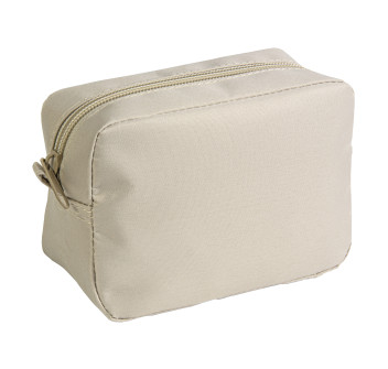 Beauty case in microfibra con chiusura zip