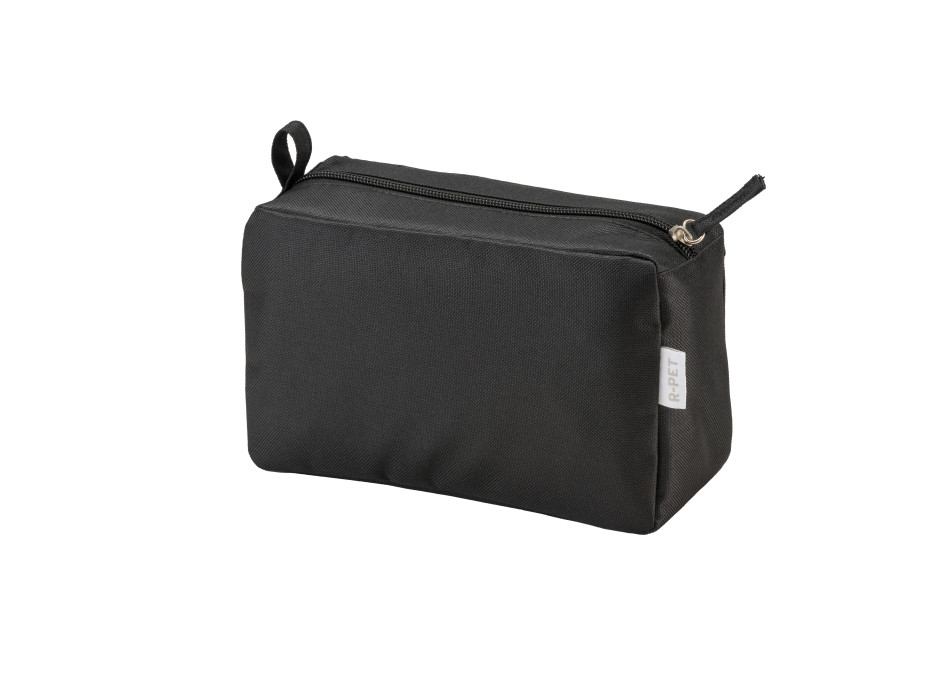 Beauty case in poliestere riciclato R-PET con cerniera