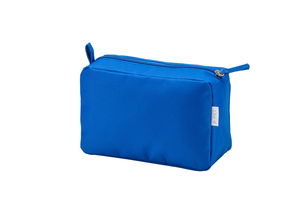 Beauty case in poliestere riciclato R-PET con cerniera