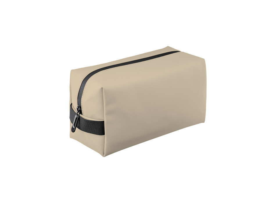 Beauty case in Soft PU water resistant con maniglia laterale Gheddi