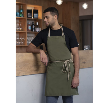 Bib Apron with cords 70 x 85 cm