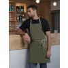 Bib Apron with cords 70x85 cm Gheddi