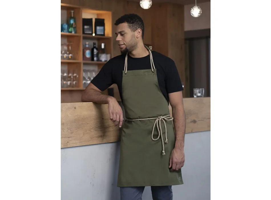 Bib Apron with cords 70x85 cm Gheddi