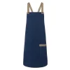 Bib Apron With Crossed Ribbons Gheddi