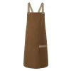 Bib Apron With Crossed Ribbons Gheddi