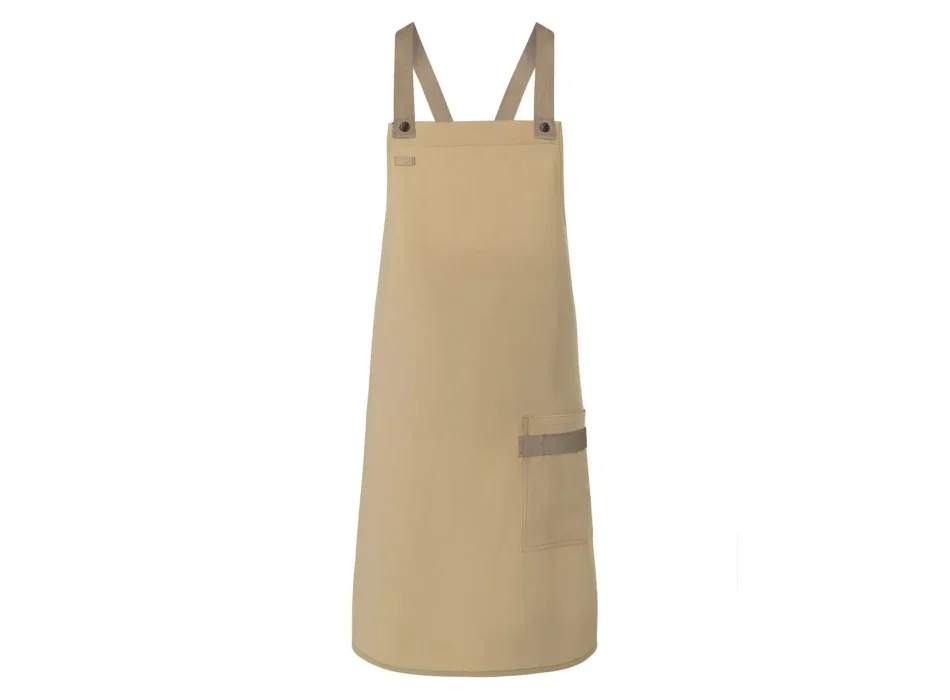 Bib Apron With Crossed Ribbons Gheddi