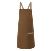 Bib Apron With Crossed Ribbons
