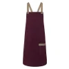 Bib Apron With Crossed Ribbons Gheddi