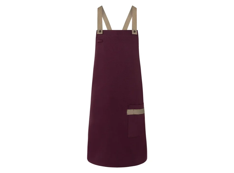 Bib Apron With Crossed Ribbons Gheddi
