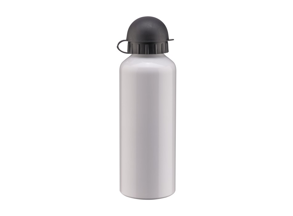 Borraccia in alluminio con tappo in plastica, 500ml. adatta alla stampa in sublimazione