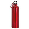 Borraccia in alluminio con moschettone, 750 ml, no box