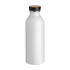 Bottiglia Termica in Alluminio con Tappo con Inserto in Bambù, 500 ml