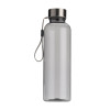 Borraccia in tritan trasparente con tappo in metallo (500ml). BPA free