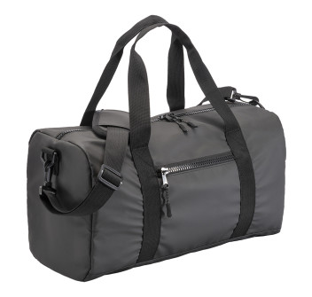 Borsa Duffle in poliestere water resistant. Tracolla regolabile e removibile con fibbia Gheddi