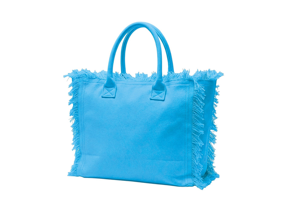 Borsa in cotone da 450 g/m2. Dotata di chiusura a zip e tasca interna Gheddi