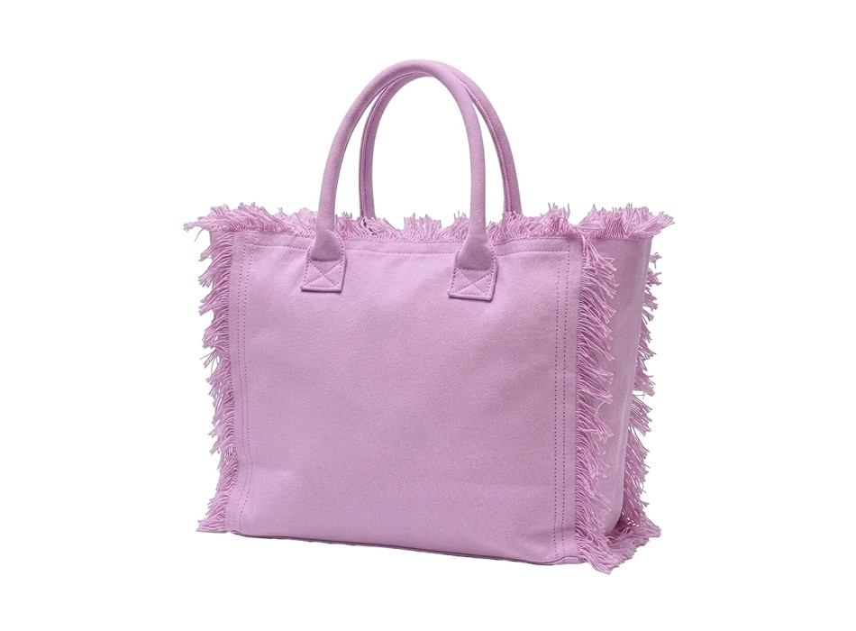Borsa in cotone da 450 g/m2. Dotata di chiusura a zip e tasca interna Gheddi
