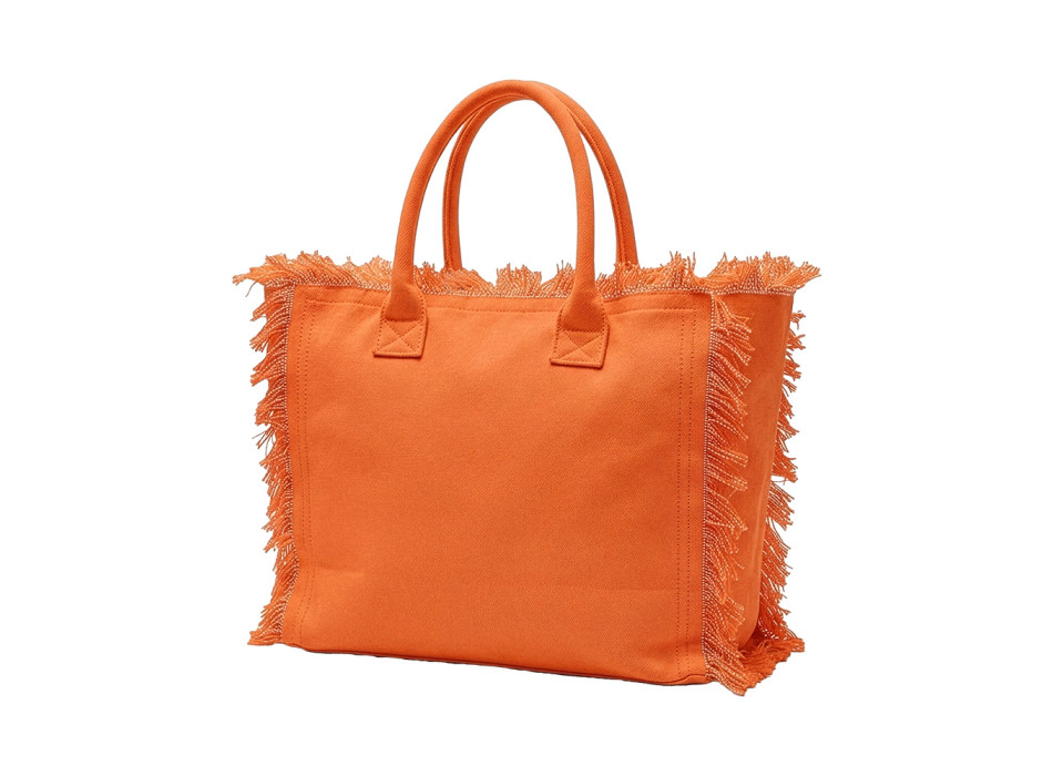 Borsa in cotone da 450 g/m2. Dotata di chiusura a zip e tasca interna Gheddi
