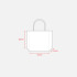 Borsa in Juta con Manici in Cotone