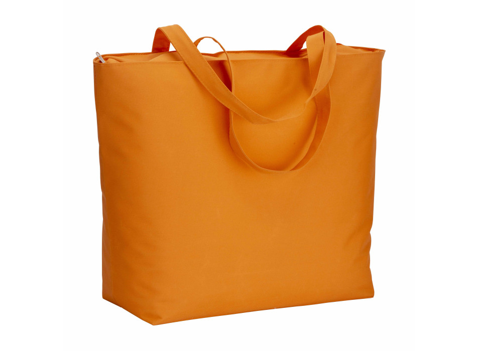 Borsa mare in poliestere 300D con manici lunghi e chiusura con zip