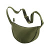 Borsa rotonda  in nylon con tracolla regolabile, chiusura con zip Gheddi
