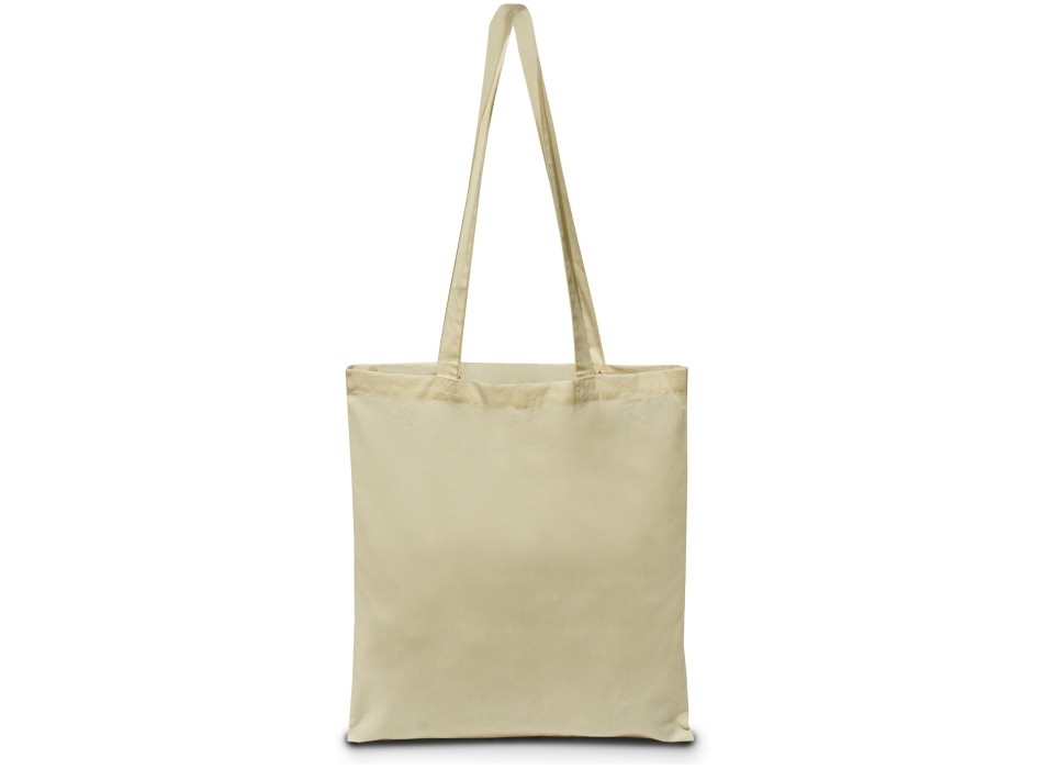 Borsa shopper in cotone manici lunghi