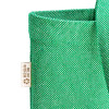 Borsa shopper in cotone riciclato 300 g/m2 con effetto melange con manici lunghi Gheddi
