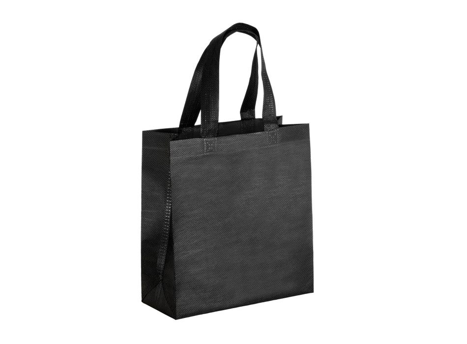 Borsa shopper in PET riciclato da 80 g/m2 (TNT R-PET) termosaldata