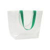 Borsa shopper trasparente in PP laminato 110 g/m2