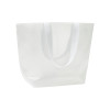 Borsa shopper trasparente in PP laminato 110 g/m2