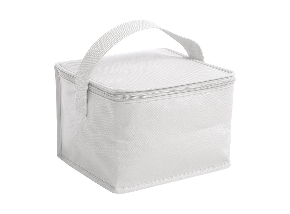 Borsa termica in TNT R-PET. Interno argentato