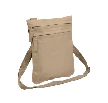 Borsello in poliestere 600D con 2 tasche e tracolla regolabile