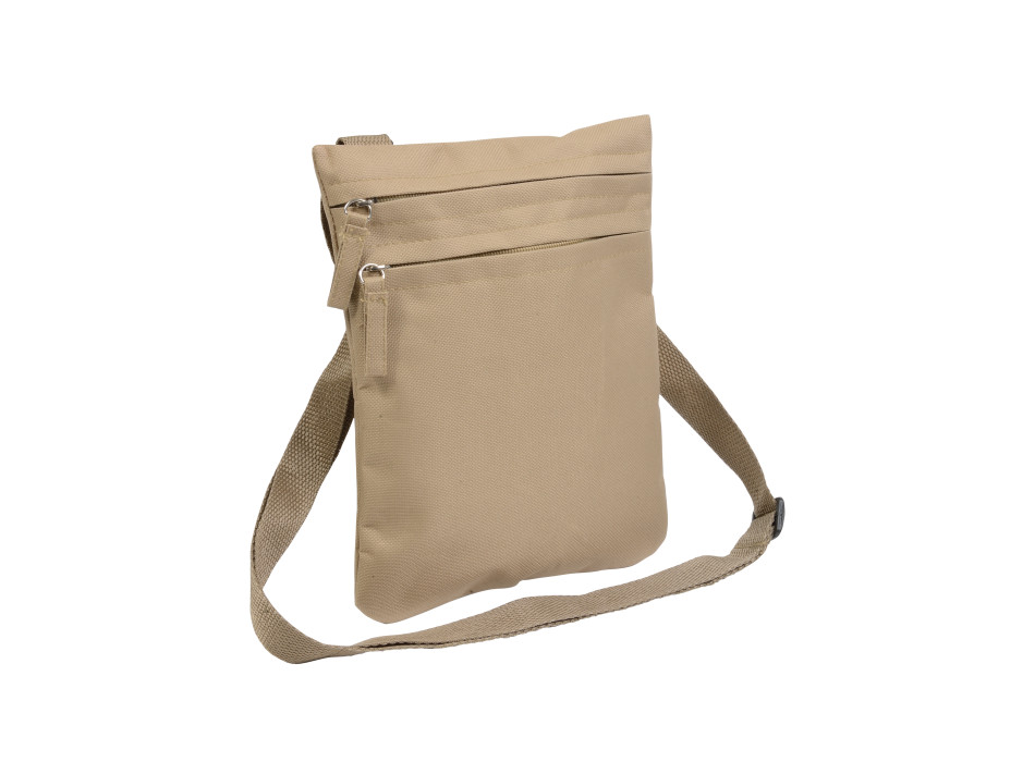 Borsello in poliestere 600D con 2 tasche e tracolla regolabile