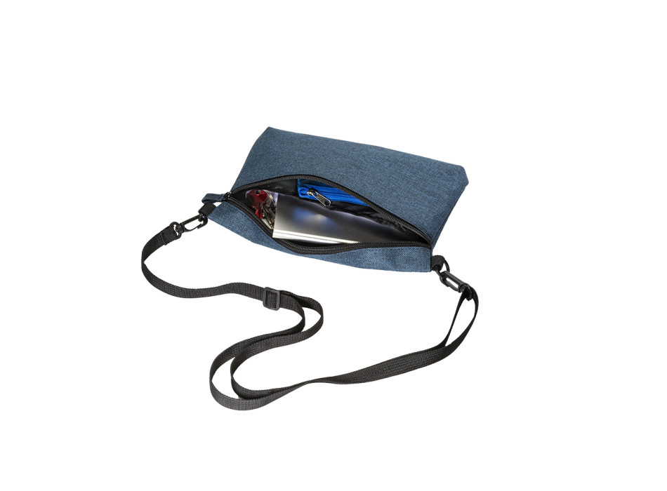 Borsetta a tracolla in poliestere 600D melange