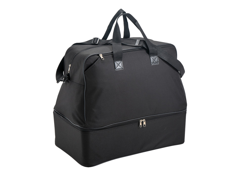 Borsone in Polyester 600D per viaggio e sport, con porta scarpe (fornito senza vaschetta) Gheddi