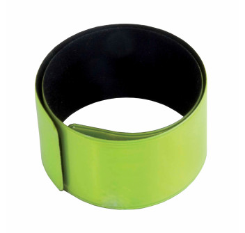 Bracciale di sicurezza "Clic clac" in poliestere catarifrangente e PVC