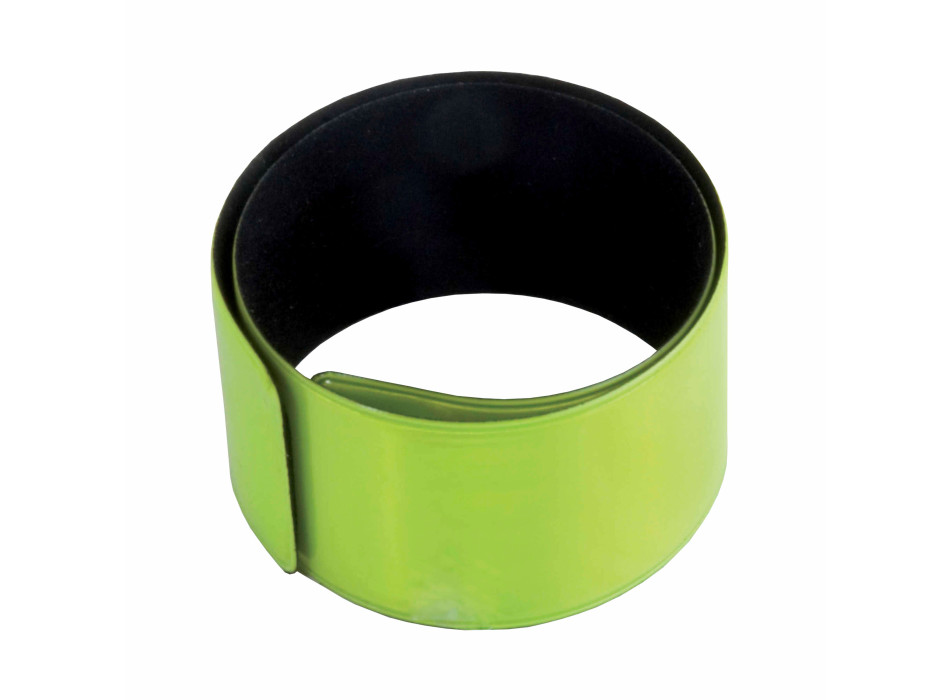 Bracciale di sicurezza "Clic clac" in poliestere catarifrangente e PVC