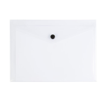 Busta portadocumenti in PP 150 con 1 tasca e chiusura a clip (A4)