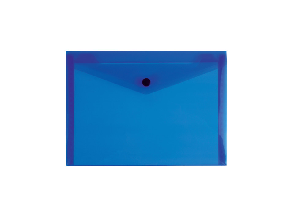 Busta portadocumenti in PP 150 con 1 tasca e chiusura a clip (A5)