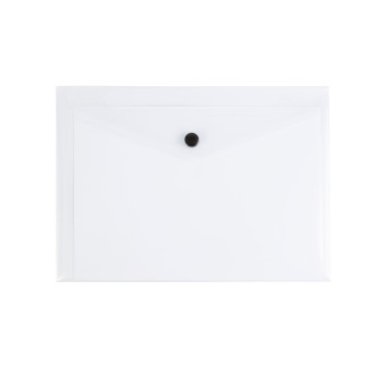 Busta portadocumenti in PP 150 con 1 tasca e chiusura a clip (A5)