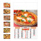 Calendario Bimensile 2027 Pizza Illustrato