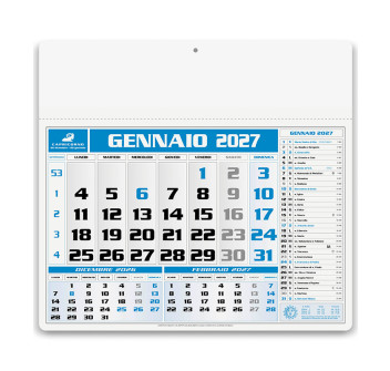 Calendario Americano 2027 Gheddi