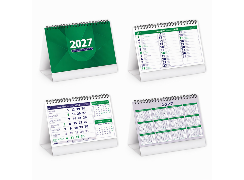 Calendario da Tavolo Midi Table 2027 Gheddi