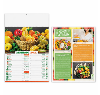 Calendario Frutta e Verdura 2027 Gheddi