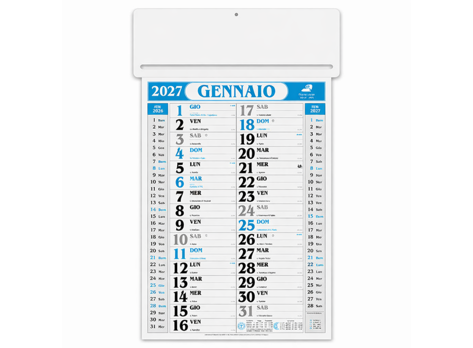 Calendario Olandese con Passafoglio 2027 Gheddi