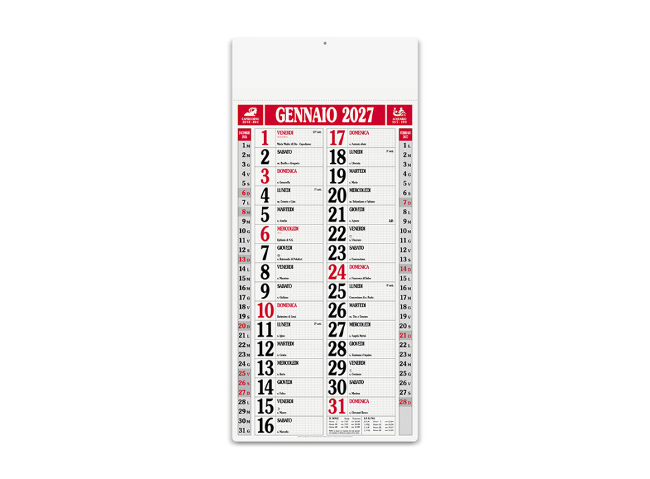 Calendario Olandese Magnum 2027 Gheddi