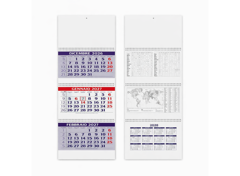 Calendario Spiral Color 2027 Gheddi