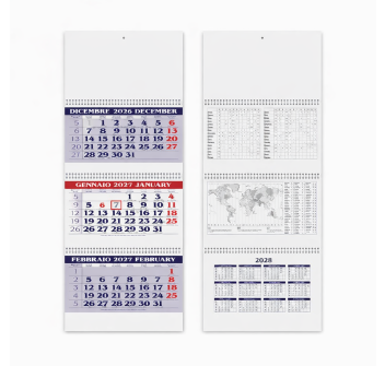 Calendario Spiral Plus 2027 Gheddi