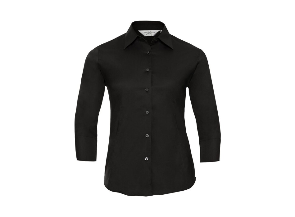 Ladies' 3/4 Sleeve Easy Care Fitted Shirt